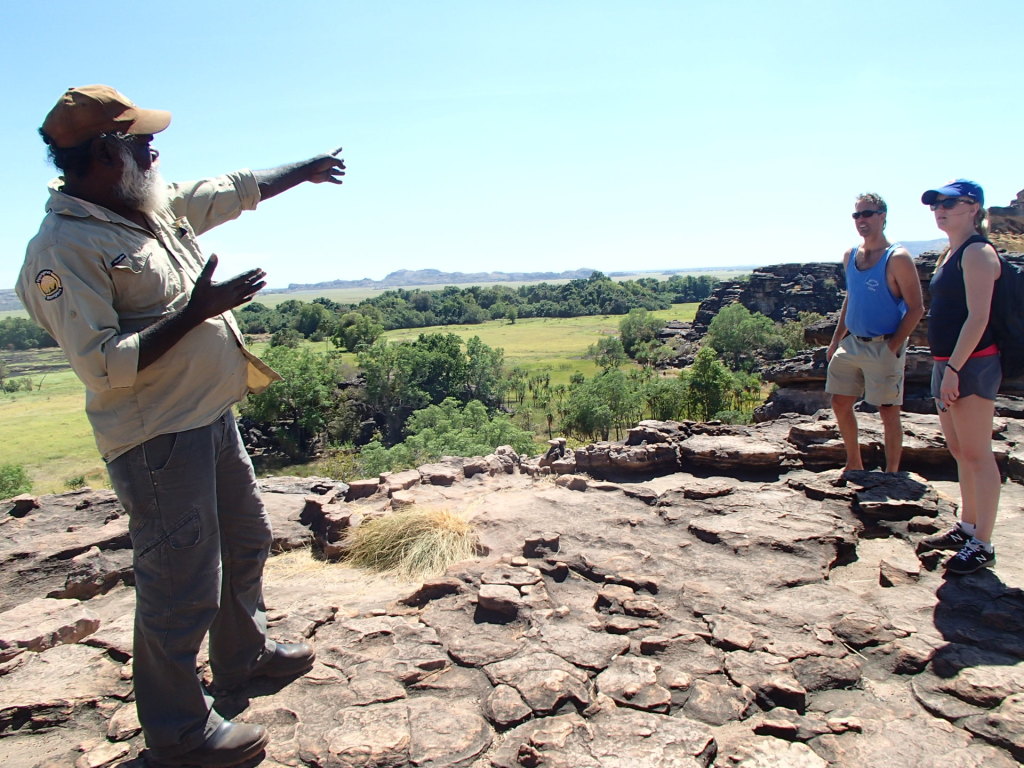 Kenneth points out over Ubirr