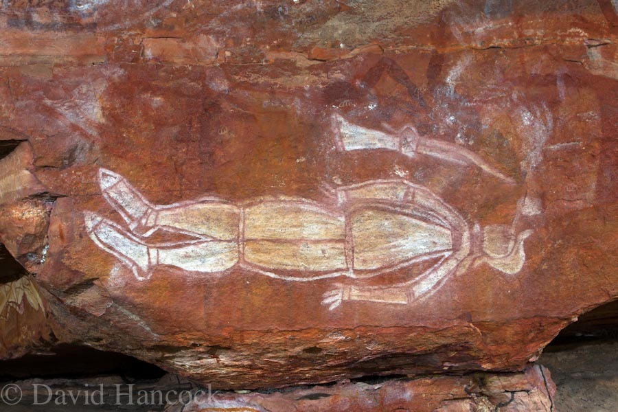 Warddeken IPA - Arnhem Land - survey of rock art from the Contact Period - gallery with rainbow serpent and rifles.